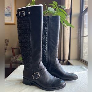 ANTONIO MELANI boots like NEW! Size 5.5 black leather riding boots